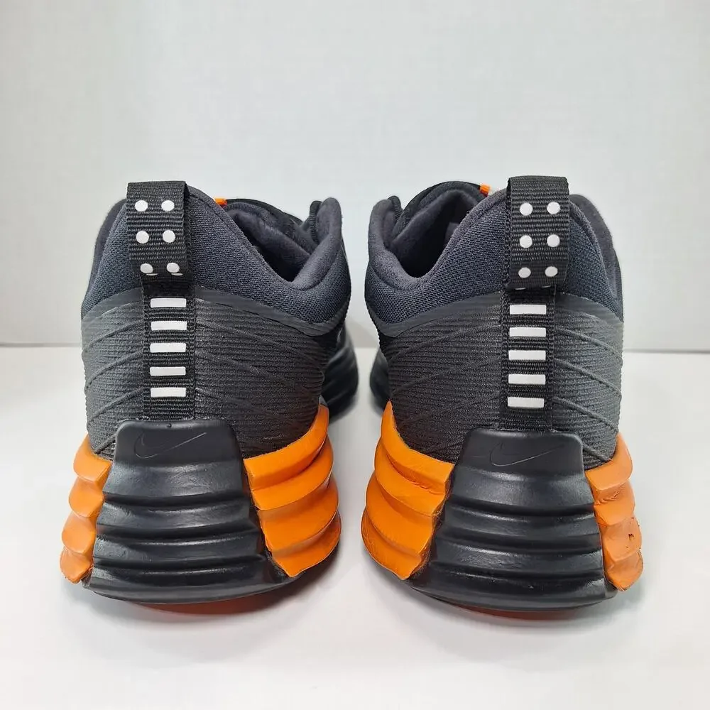 Nike Lunar Roam Mens 12 Black Safety Orange HJ8999-001 Running Shoes Sneakers